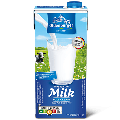 Oldenburger Fullcream milk 3.5%, UHT long-life, 1L