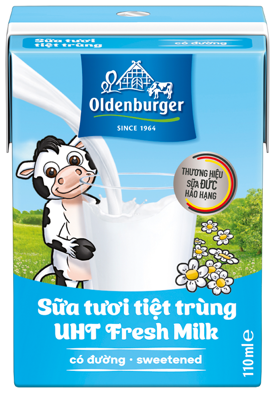Oldenburger Milk, sweetened, UHT long-life, 110ml