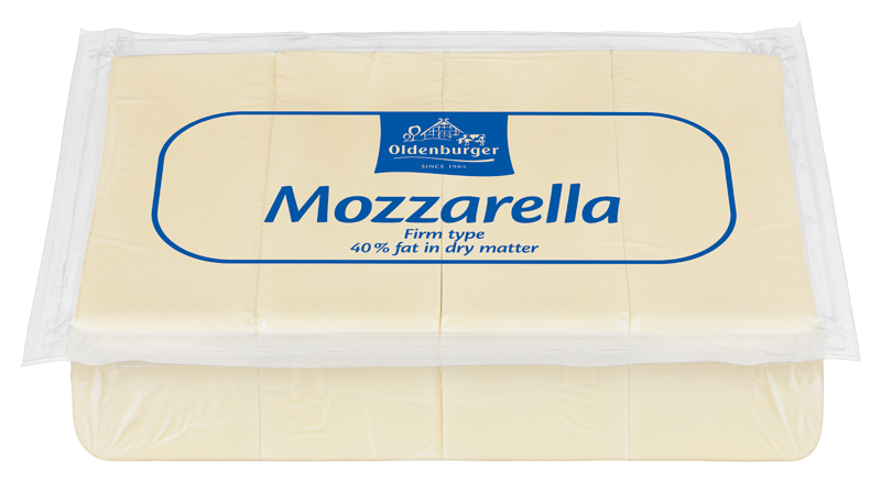 Oldenburger Mozzarella 40% fat i.d.m., 10kg