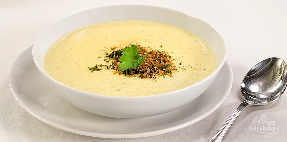 Roasted Potato Soup with Cream