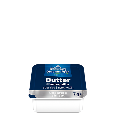 Oldenburger Butter  unsalted, min. 82% fat,  7g portion