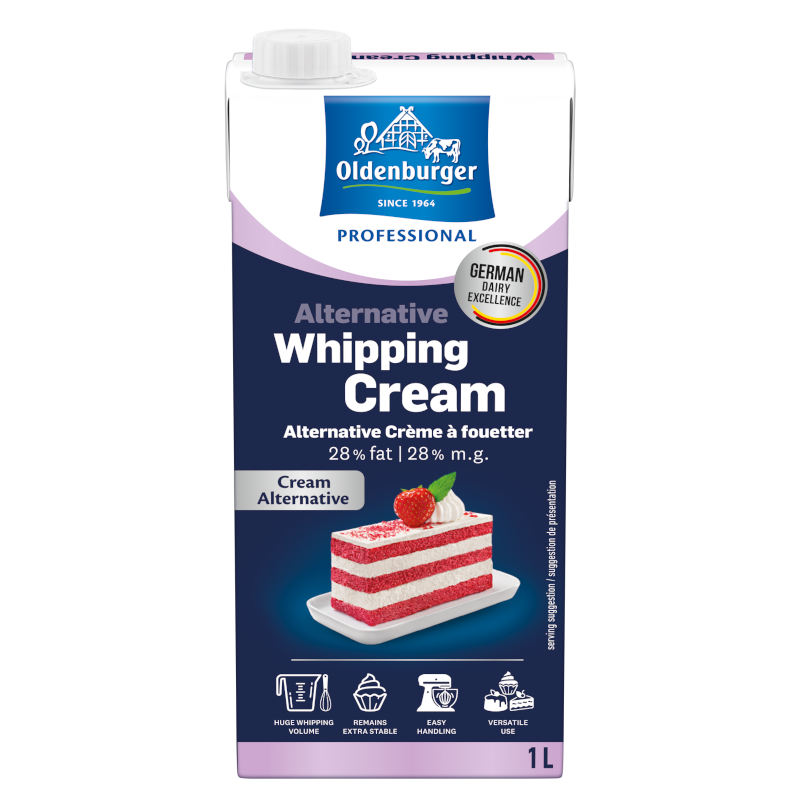 Whipping Cream Alternative 28% fat, UHT, 1kg