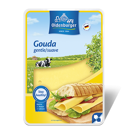 Oldenburger Gouda 48% fat i.d.m., slices, 200g
