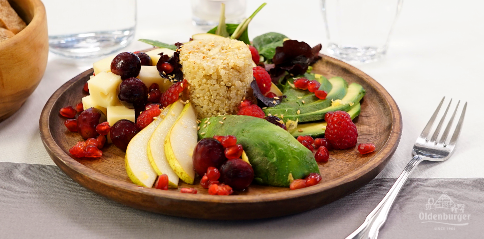 Avocado and Quinoa Salad with Cheese