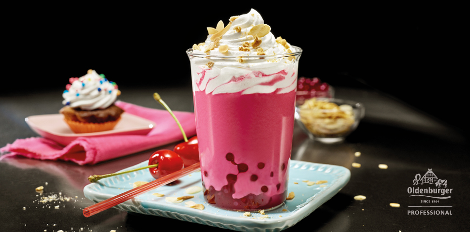 Cherry Cookie Crunch Bubble Milk Tea