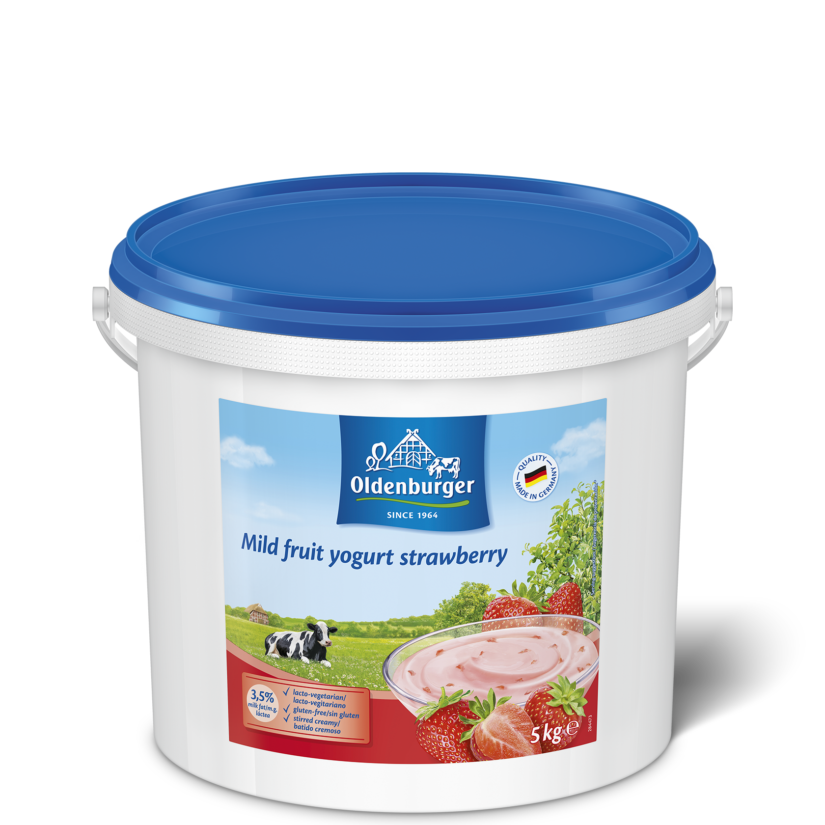 Oldenburger mild fruit yogurt strawberry, 5kg