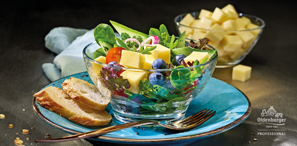 Cheese & Blueberry Salad