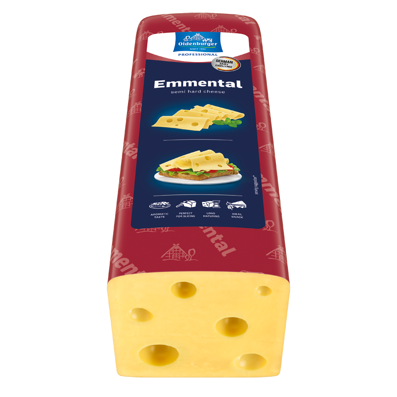 Oldenburger Emmental 45% fat i.d.m., 3kg