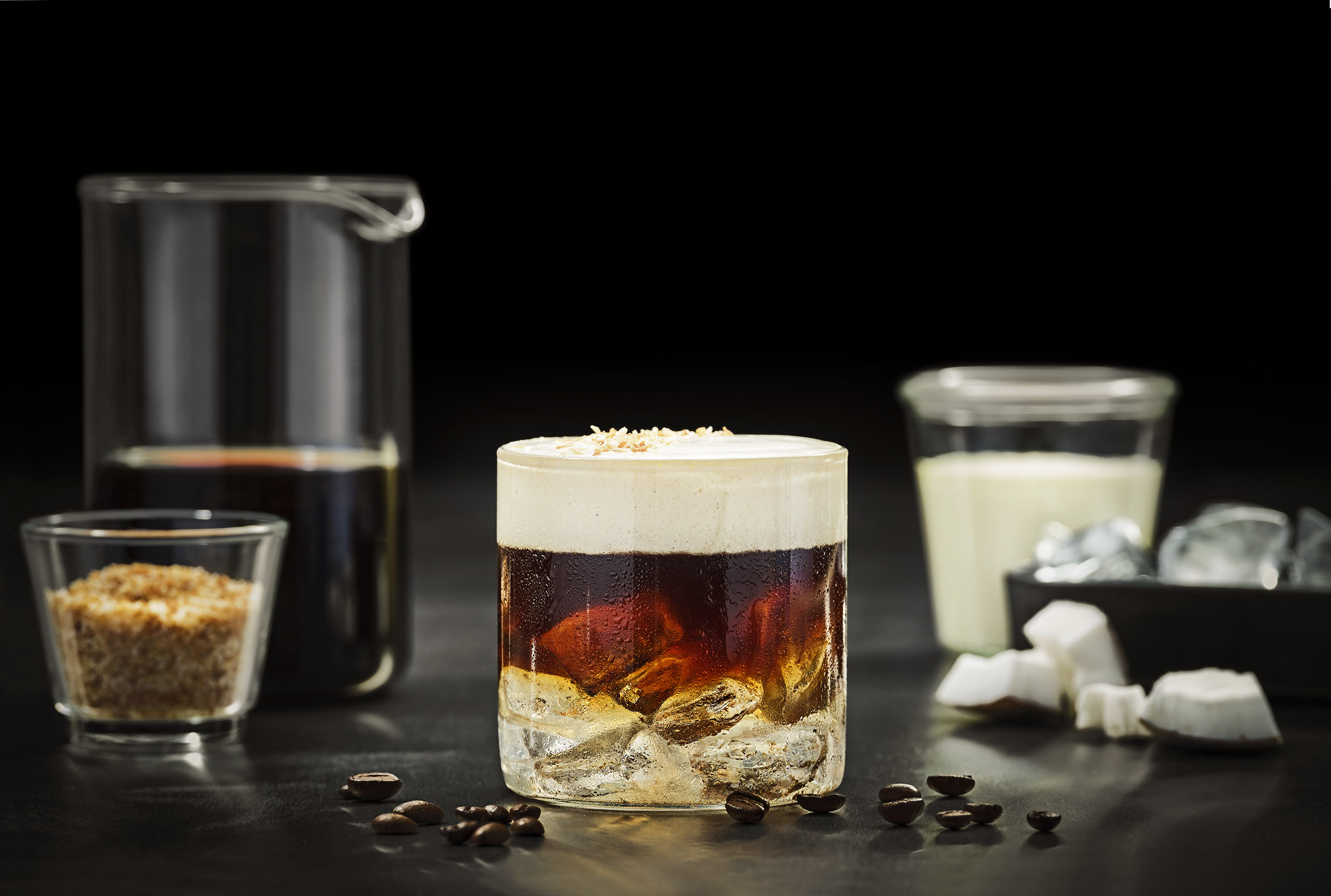 Coconut Water and Cold Brewed Coffee