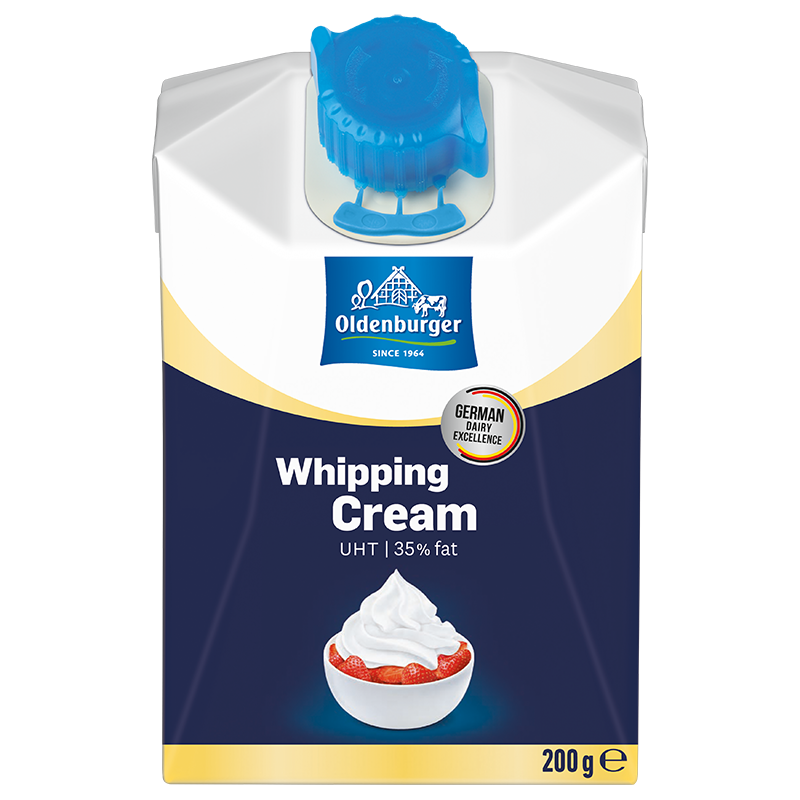 Oldenburger Whipping Cream 35% fat, UHT, 200g