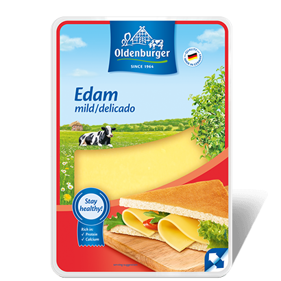 Oldenburger Edam 40% fat i.d.m., slices, 200g
