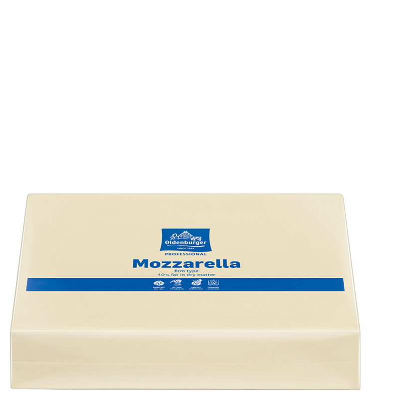 Oldenburger Mozzarella 40% fat i.d.m., 15kg