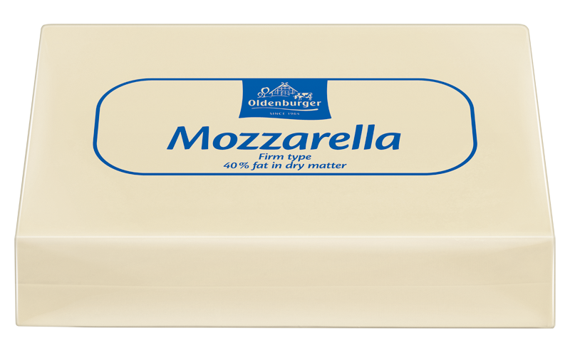 Oldenburger Mozzarella 40% fat i.d.m., 15kg