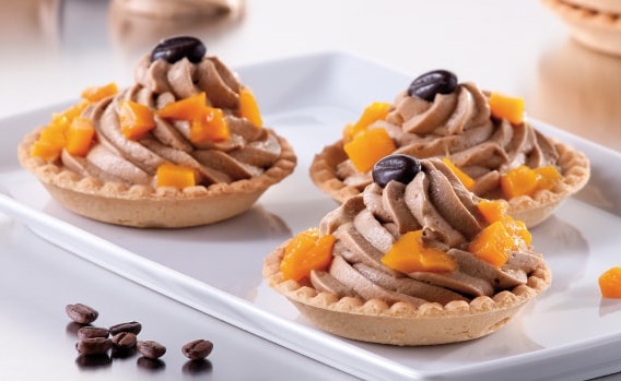 Espresso Mousse with Mango