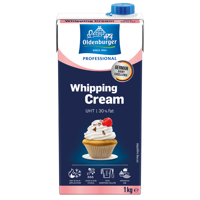 Oldenburger Whipping Cream 30 fat, UHT, 1kg SW10006